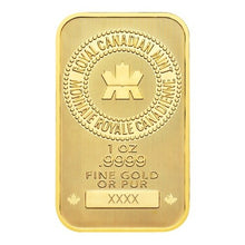 Load image into Gallery viewer, Canadian 1oz Gold Bar
