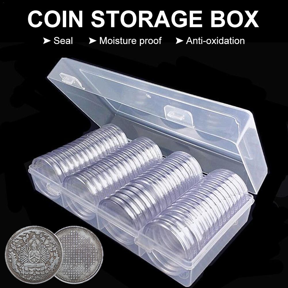 Canadian Maples Coin Capsules & Storage Container - 60pcs