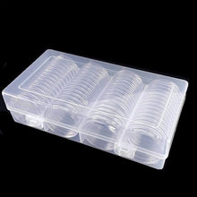 Load image into Gallery viewer, Canadian Maples Coin Capsules &amp; Storage Container - 60pcs
