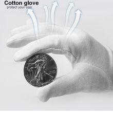 Load image into Gallery viewer, Bullion Cotton Protection Gloves | Silver And Gold Coin Protection
